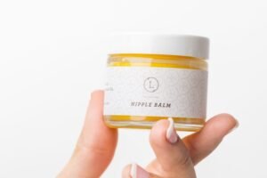 Natural Breastfeeding Nipple Balm, Vegan Nipple Salve